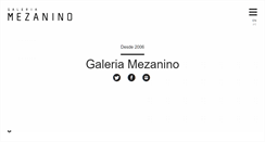 Desktop Screenshot of galeriamezanino.com
