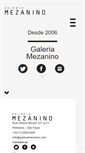 Mobile Screenshot of galeriamezanino.com